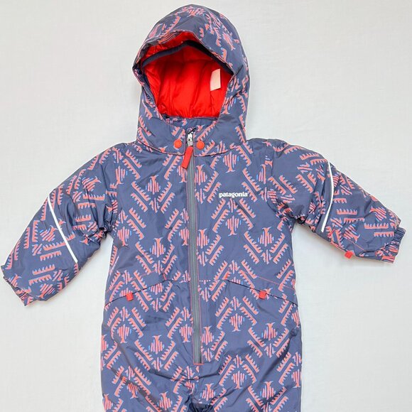 Patagonia Toddler Down Bunting – Size 2T & 3T Available (Black & Orange) - Picture 1 of 3